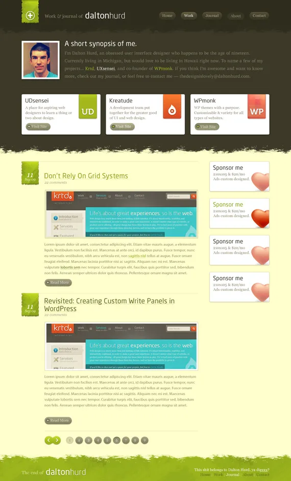 Dalton-hurd-theme-inspiration-wordpress-blog-designs