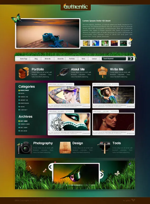 Authentic-theme-inspiration-wordpress-blog-designs