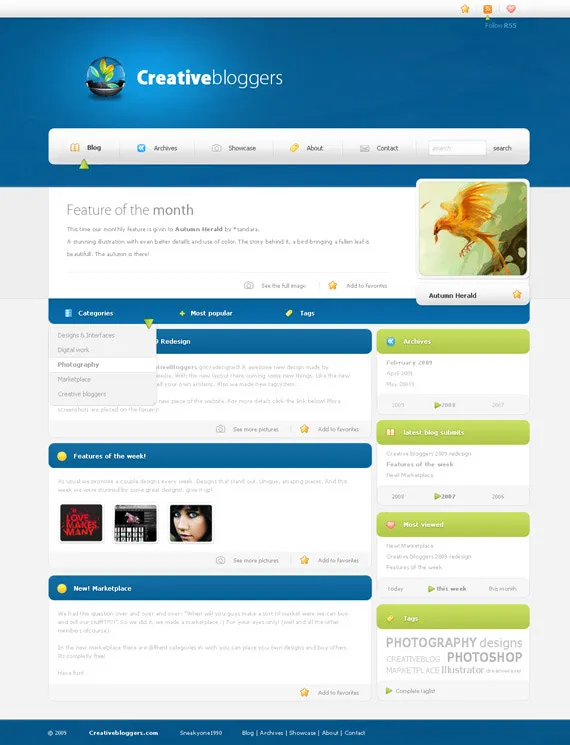 Creative-bloggers-theme-inspiration-wordpress-blog-designs