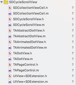 iOS：实现图片的无限轮播（二）－－－之使用第三方库SDCycleScrollView