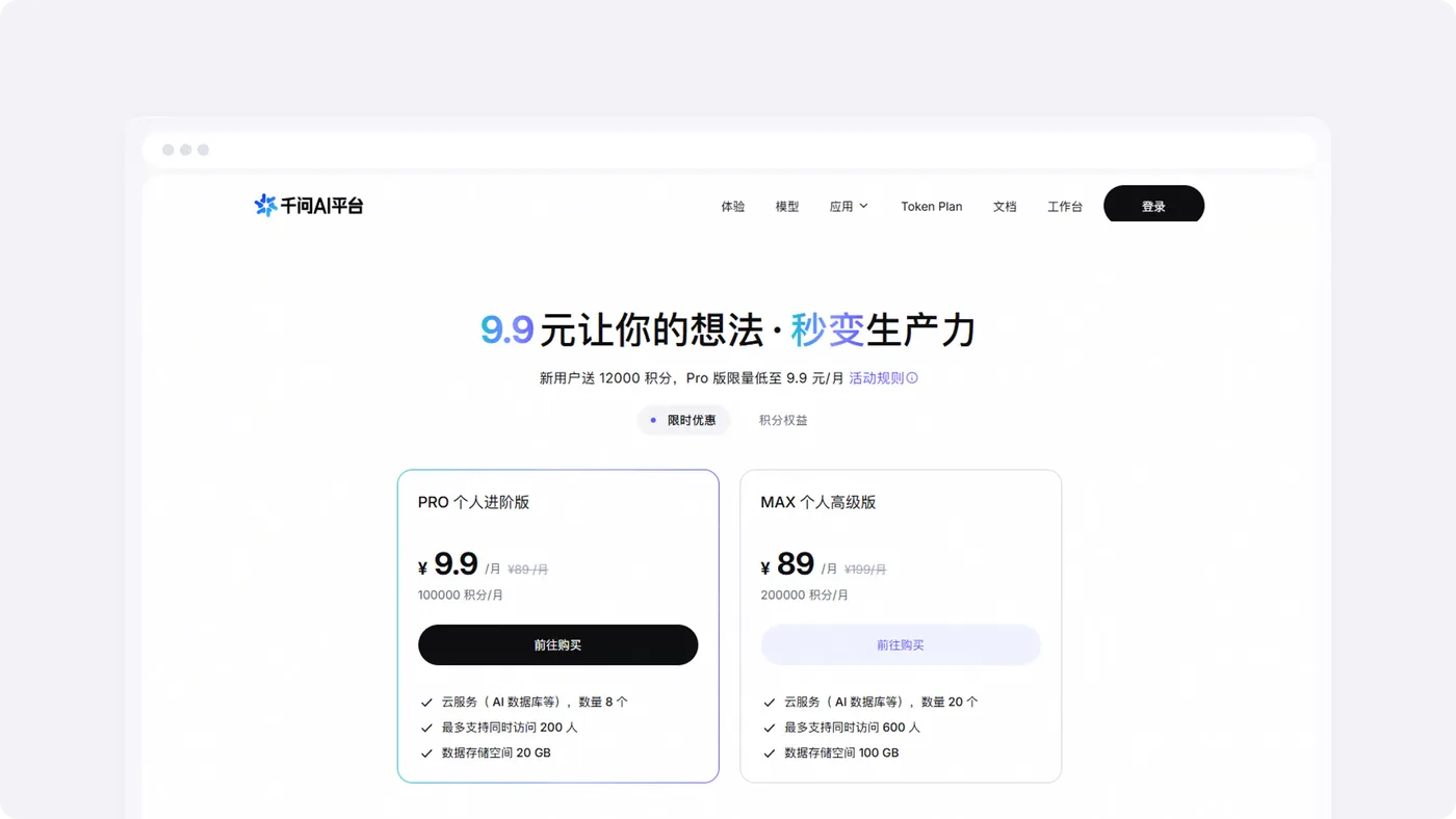 订阅套餐优惠详情