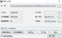 恶意代码分析入门--通过脱壳机能够减轻我们的很多工作（chapter1_Lab01-03）