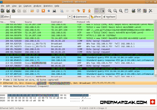 Wireshark Ethereal Capture options