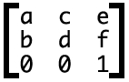 css3 transform属性及其二维变换矩阵