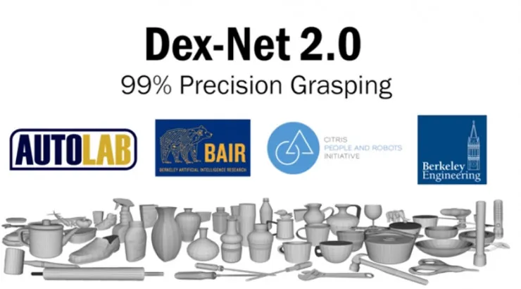 伯克利AI实验室最新发文：公布用于机器人抓取的Dexterity Network (Dex-Net) 2.0数据集