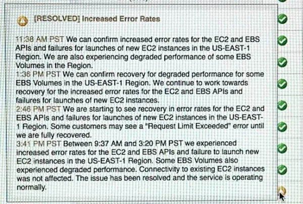 AWS S3宕机暴露Amazon规模级互联网中的致命瓶颈