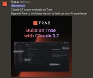 Trae 接入 Claude 3.7：AI 编程工具界的“卷王”，完全免费使用！