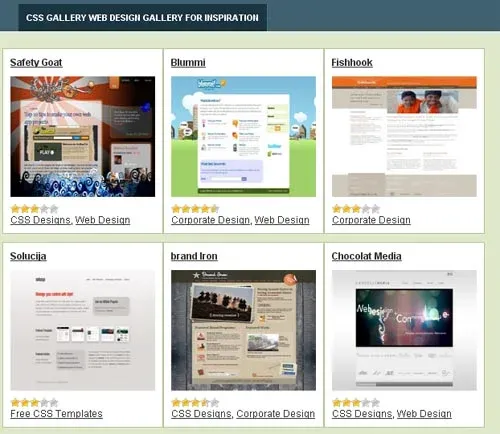 CSS Gallery Web Design Gallery For Inspiration