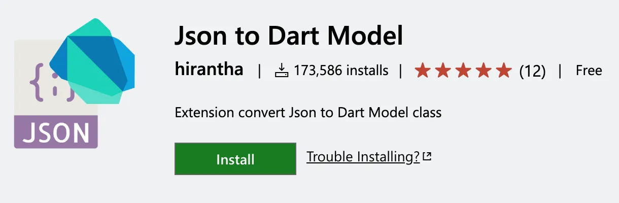 json to dart