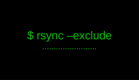 在Linux中使用rsync进行备份时如何排除文件和目录？