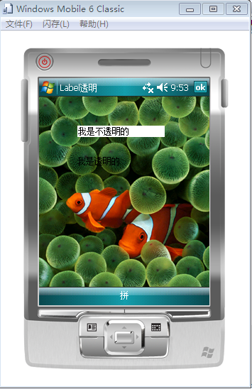 .NetCF 绘制半透明效果