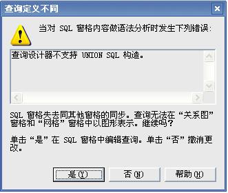 SQL2000 视图不支持UNION SQL 构造 替代方案 [ SQL | View | UNION ]