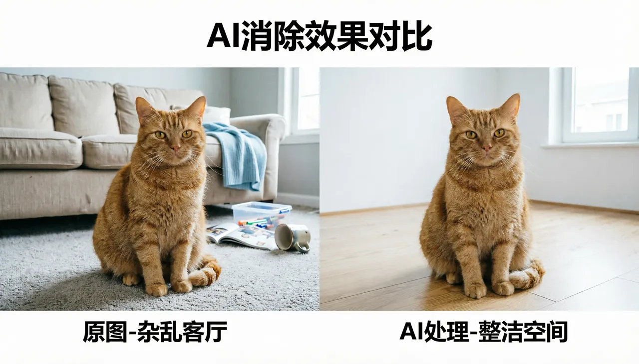 AI消除效果对比